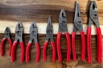 New Snap On Tools Essentials 7 Piece Red Plier Set. Fixed Price $535.49.