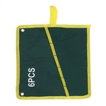 6 Pockets Roll Tool Bag, Pouch Organizer, Spanner Socket Set With Hangi.... Fixed Price $16.30.