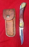 Klein Tools L87 5186 Lock Back Knife With Leather Sheath Schrade +. Fixed Price $30.00.