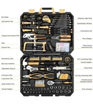 Dekopro 198 Piece Home Repair Kit, Wrench Plastic Toolbox With General Hous. Fixed Price $35.00.