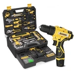 Tool Kit Box Drill Set With 12V Power Cordless 299-PIECE For H.... Fixed Price $126.13.
