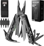 Multitool, 33-IN-1 Stainless Steel Pliers With Screwdriver Black. Fixed Price $70.54.