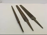 Vtg Nicholson Mill Bastard/bastard Files, 14-1/2 15" Long, Usa Made, Set Of 3. Fixed Price $49.95.