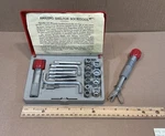 Vintage Shelton Socketool Travel Kit And Case & Ratchet Screwdriver. Fixed Price $15.95.