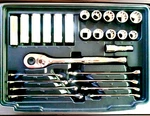 Master 205 Pc Mechanics Sae-metric 72 Tooth Socket-tool Set Drawerchest. Fixed Price $159.00.