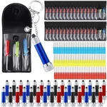 60 Pcs Mini Screwdriver Keychain Set Flashlight Bulk Hand Tool .... Fixed Price $67.99.