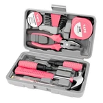13 Piece Pink Tool Set, Mini Box For Women. Home Kit With Plastic S.... Fixed Price $32.85.