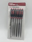 Hyper Tough 6-PIECE Needle File Set Round Half Square Equalling Flat Triangular. Fixed Price $10.00.