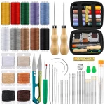 Tikjiua Leather Sewing Kit Upholstery Needle M With Storage Bag,. Fixed Price $17.02.