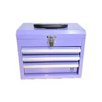 Members Mark Purple 3 Drawer Steel Mini Tool Box New. Fixed Price $49.99.