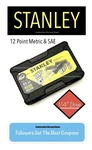 Stanley 1/4 In. Drive Sae/metric Mechanics Tool Set 41-PIECE With Case 12 Point. Fixed Price $19.98.