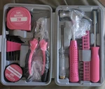 Hi-spec 25-PIECE Pink Tool Kit For Women Compact Diy Starter Set. Fixed Price $14.99.