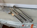 Le Creuset Alpine Grilling Tools (3) Nwt Ob Read. Fixed Price $79.84.
