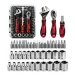 Ironcube 53-PIECE Socket Wrench Set, With 20-IN-1 Ratcheting Screwdri.... Fixed Price $61.26.