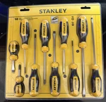 Stanley Tools 10 Piece Standard Screwdriver Set Brand New STHT60799. Fixed Price $26.99.