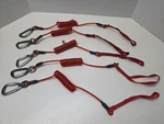 X5 Lot Of Stronghold Tool Tether With Auto-locking Swivel Carabiner 3# 54.5". Fixed Price $18.99.