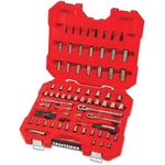 Craftsman 105-PIECE Sae And Metric Combination Gunmetal Chrome Mechanic Tool Set. Fixed Price $105.00.