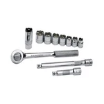 S-k 3/8" Drive 6-POINT Standard Sae Socket Set, 11-PIECE (94512). Fixed Price $135.00.