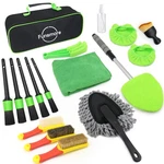 18PCS Car Detailing Kit, Interior Cleaning Leather & Textile Int.... Fixed Price $23.84.