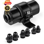 Evil Energy Inline Fuel Filter With 6AN 8AN 10AN Micron, Black. Fixed Price $84.98.