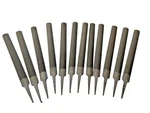 Qty Nicholson 12" Half Round Smooth Single Cut Hand Files American Pattern. Fixed Price $159.30.