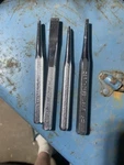 Set Of Four Chisel And Punch Thorsen Tools. Fixed Price $27.00.