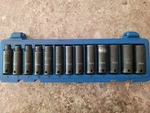 Cornwell Tools Blue Power CBPI2M 13 Pc Deepwell Metric Socket Set Wi (R7A014663). Fixed Price $45.00.