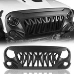 Black Front Shark Grille For 2007-2018 Jeep Rubicon Sahara Sport Unlimited. Fixed Price $73.69.