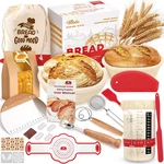 Sourdough Starter Kit Bread Baking Supplies Proofing Basket Jar Tools Set. Fixed Price $52.99.
