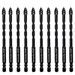 10PC Black 3/16 Serrated Eccentric Masonry Drill Bit, 5MM Concrete .... Fixed Price $29.59.