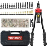 Tochovk 16-INCH Rivnut Tool Kit With 15 Metric Sae Mandrels, 236PCS Rivet.... Fixed Price $56.37.