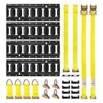 Vevor E-track Tie-down Kit 1.3 Ft Rails With 21 Pcs Accessories. Fixed Price $46.99.