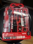 Craftsman CMMT12111 24PC Metric Polished Chrome Mechanics Tool Set (ECP019530). Fixed Price $24.99.