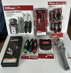 Hyper Tough 7 Piece Tool Lot Set Driver & Bit Knife Wrench Tape Measure Hex New. Fixed Price $62.99.