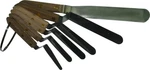 Newborn Kit-spt-of 6-PIECE Wooden Handled Offset Spatula. Fixed Price $54.99.