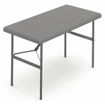 Iceberg 65507 Indestructable Commercial Folding Table, Charcoal Top And Frame,. Fixed Price $99.99.
