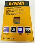 Of Dewalt 23-GAUGE Pin Nails 1-3/4" DWPN23175 (2000 Per Pack). Fixed Price $13.99.