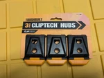 Toughbuilt TB-CT-150 3 Piece Cliptech Hubs Attachment System Pack. Fixed Price $39.99.