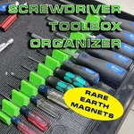 Magnetic Screwdriver Organizer Rare Earth Toolbox Organization. Fixed Price $11.69.