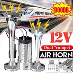 Electric Air Horn 1000DB 12V Dual Trumpet Ultra Loud Yacht Motorcycle Truck. Fixed Price $34.40.