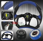 89-05 Eclipse Rs Gts Gsx Jdm Steering Wheel Blu Slim Quick Release+ Hub Kit. Fixed Price $50.99.