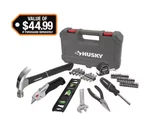Husky 52-PIECE Homeowner's Tool Kit 91632 Brand New. Fixed Price $36.00.