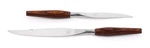 Vtg Set Of 2 Mode Danish Sheffield Stainless Steel Carving Knives Wood Handles. Fixed Price $12.00.