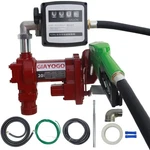 Fuel Transfer Pump Dc 12 Volt 20 Gpm High Flow,w/automatic Green Nozzle,mecha.... Fixed Price $395.47.
