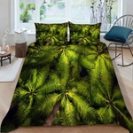 Dense Needle-shaped Leaves 3D Quilt Duvet Doona Cover Set Pillow Case Print. Fixed Price $82.05.
