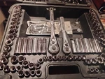 Sears Craftsman Usa 204PC Mechanics Tool Set 37204 Mm Sae All Drives. Fixed Price $265.00.