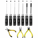 10 In Rc Hobby Screwdriver Pliers Tool Set With Carry Bag. Fixed Price $27.99.
