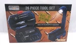 American Builder 26 Piece Tool Set With In Telescopic Flashlight. Fixed Price $20.00.