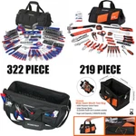 Workpro Basic Mechanic Tools Set Home Repair Hand Kit 322/219PC W/ Bag. Fixed Price $118.99.