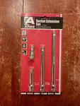 Ares Socket Extension Set 3/8" Drive 70244 Silver. Fixed Price $20.39.